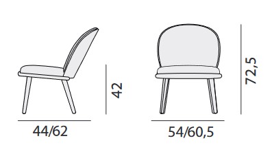 Medidas del sillón Veretta Billiani