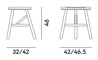 Dimensiones de la Silla Puccio Billiani