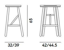 Dimensiones de la Silla Puccio Billiani