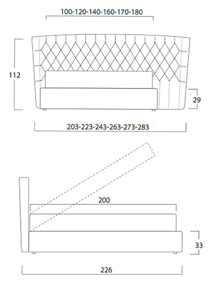 cama-selene-large-bolzan-letti-dimensiones