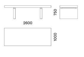 Mesa Big Capo D'opera sizes