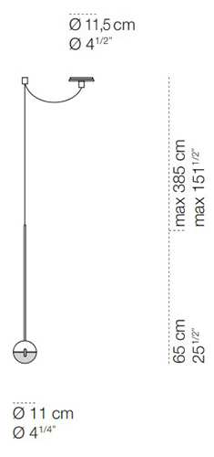 lámpara-de-suspension-convivio-decentrata-cini&nils-medidas
