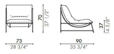 Rito Outdoor-sillón-Désirée-dimensiones