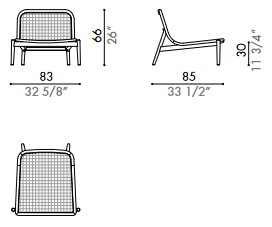 Dimensiones del Sillón Eben