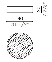 Dimensiones de la Mesa de Centro Stum Désirée