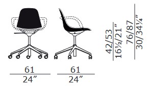 Silla-Oficina-Couture-Enrico-Pellizzoni-con-ruedas-medidas