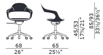 Silla-Oficina-Frenchkiss-Enrico-Pellizzoni-con-ruedas-medidas