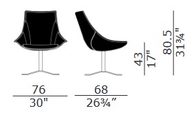 Sedia-Ledermann-Pellizzoni-con-braccioli-dimensioni