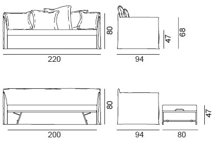 sofa-cama-ghost-gervasoni-dimensiones