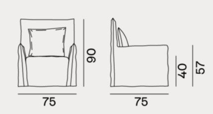 sillon-ghost-gervasoni-dimensiones
