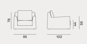 sillon-loll-gervasoni-dimensiones