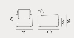 sillon-loll-gervasoni-dimensiones