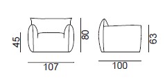 sillon-nuvola-gervasoni-dimensiones