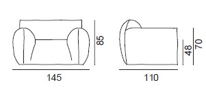 sillon-nuvola-gervasoni-dimensiones