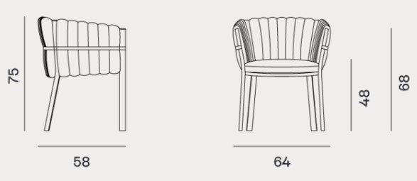 sillon-yelek-gervasoni-dimensiones