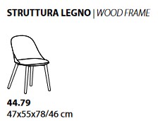 Silla Sam Ingenia Casa Bontempi 44.79