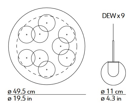 lampara-dew-kundalini-de-suspension