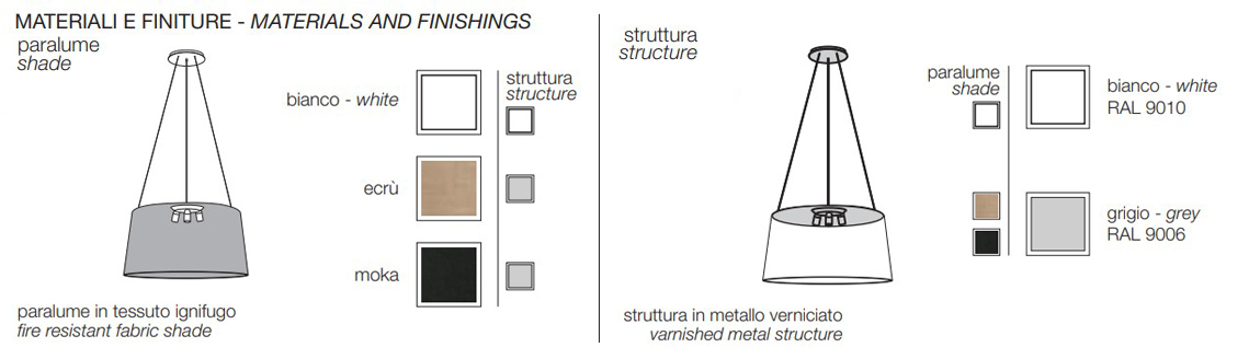 lámpara-de-suspension-tripod-KDLN Kundalini-acabados