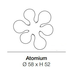 lámpara-de-mesa-atomium-KDLN Kundalini-medidas