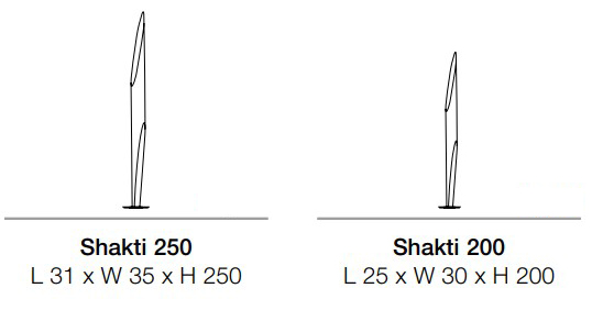 lámpara-de-pié-shakti-KDLN Kundalini-medidas
