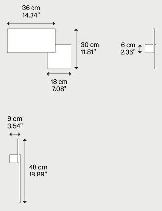 Dimensiones de la Lámpara Puzzle Lodes
