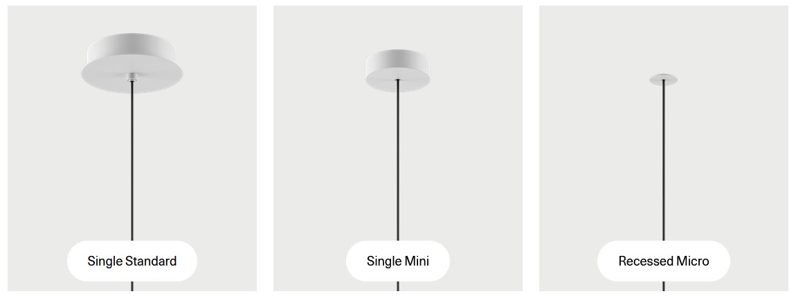 Lampada A-Tube Nano Duo Lodes a sospensione dimensioni