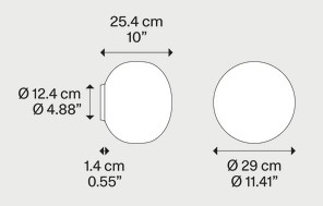 Dimensiones de la Lámpara Volum Lodes