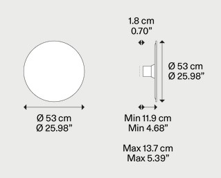 Dimensiones de la Lámpara Puzzle Mega Lodes