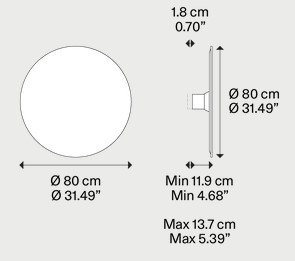 Dimensiones de la Lámpara Puzzle Mega Lodes