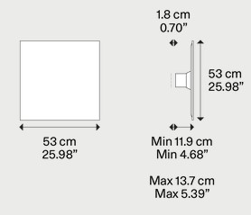 Dimensiones de la Lámpara Puzzle Mega Lodes