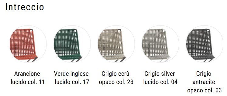 Silla Neil Twist MDF Italia acabados