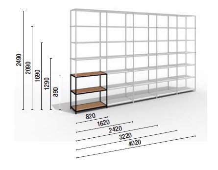biblioteca-biblos-grid-martex-dimensiones