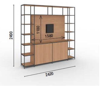 biblioteca-biblos-grid-martex-dimensiones