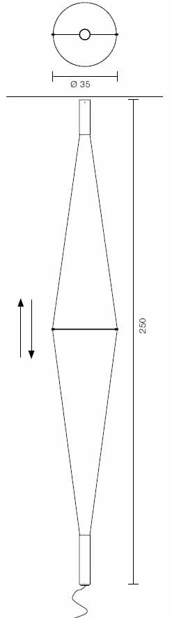 lampara-de-suspension-coassiale-martinelli-luce-dimensiones