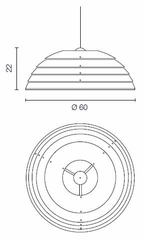 lampara-de-suspension-cupolone-martinelli-luce-dimensiones