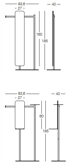 Dimensiones del Servomuto Moderno Babele de Memedesign