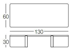 Dimensiones de la mesa Inn Memedesign