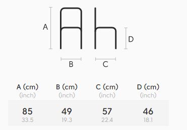 Silla-Lea-Midj-S-M-TS-dimensiones