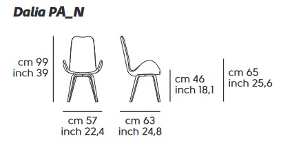 Sillón Dalia Midj PA L_N TS medidas