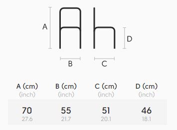 Silla-Montera-Midj-S-L-LG-dimensiones