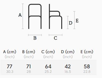 Silla-Nuvola-Midj-AP-R-TS-dimensiones
