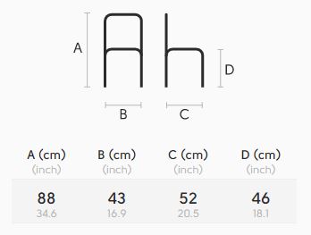 Silla-Silvy-Midj-SB-R-TS-dimensiones