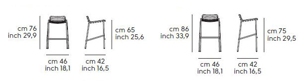 Taburete-Trampoliere-Midj-OUT-H65-H75-dimensiones