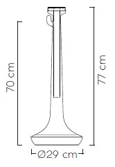 Dimensiones del Separador de Espacios Flamingo