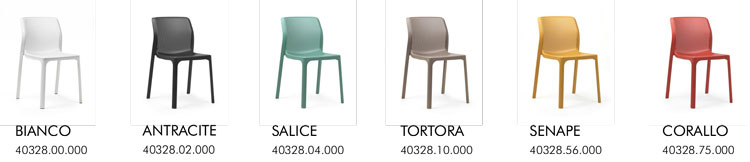 Sedia Bit Nardi colori