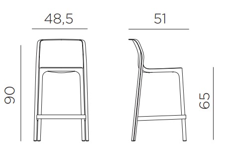 taburete net stool mini nardi medidas