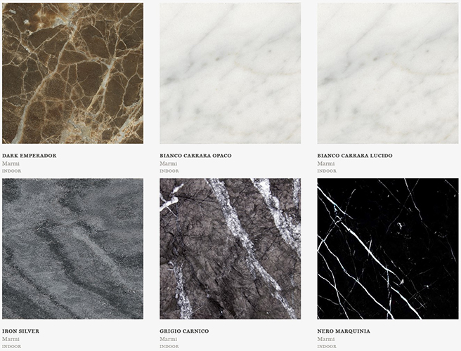 Mesa Intreccio Potocco acabados