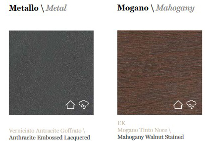 Poltrona Lounge Loom Potocco per esterno finiture
