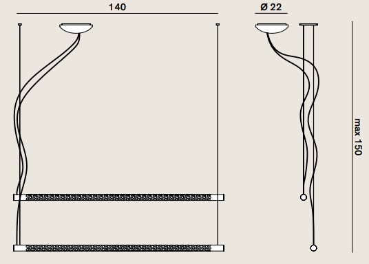 lampara-de-suspension-squiggle-h10-rotaliana-medidas