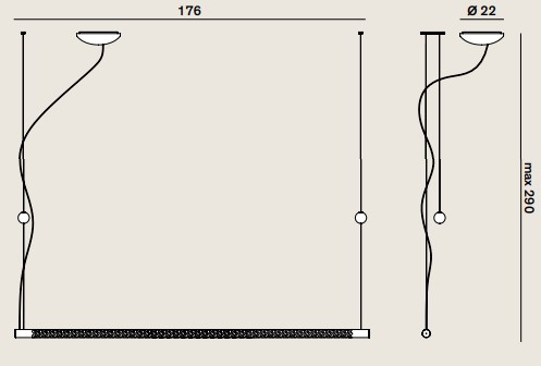 lampara-de-suspension-squiggle-h9-rotaliana-medidas